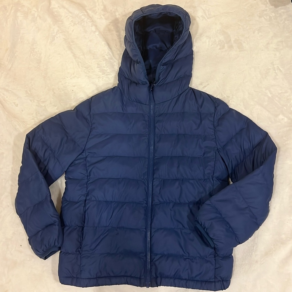Uniqlo Light Puffer Jacket Blue size 9/10